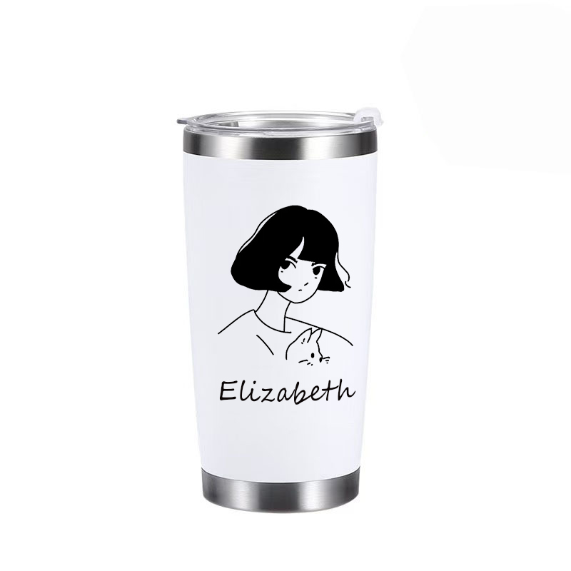 Coffee Equipment Names - Personaliseer koffiebekers, stijlvolle roestvrijstalen bekers met