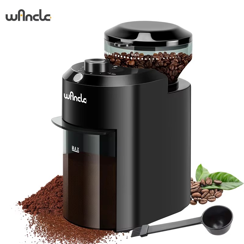 Coffee Grinder Burr Flat - Wancle elektrische braam koffiemolen Verstelbare braammolen
