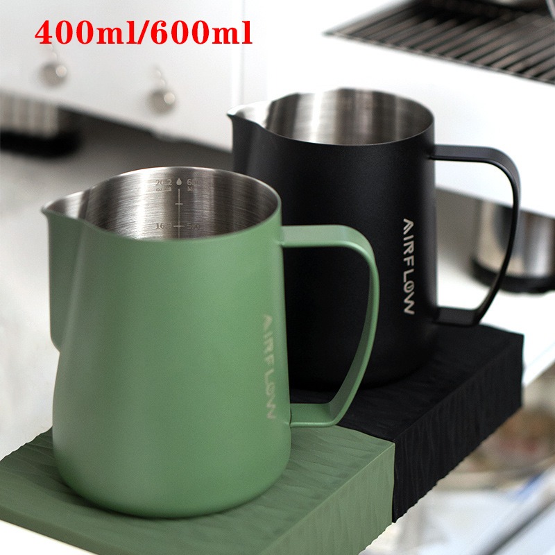 Milk Steaming Pitcher - 400 ml/600 ml Rvs Koffie Latte