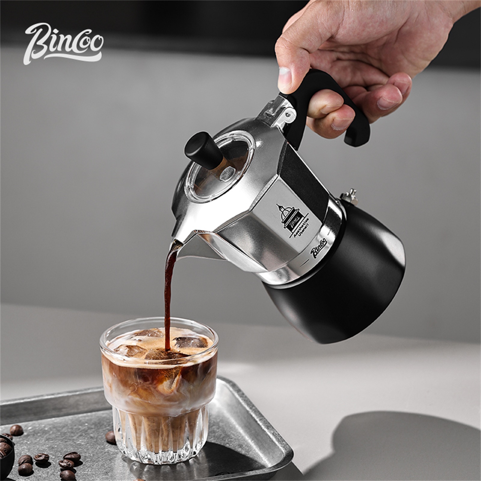 Coffee Vending Equipment - BINCOO Moka Pot met dubbele klep,