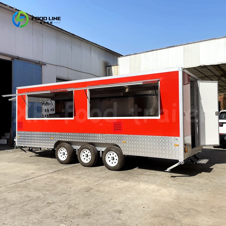 Coffee Equipment In China - Aangepaste grote koffie bestelwagen mobiele food