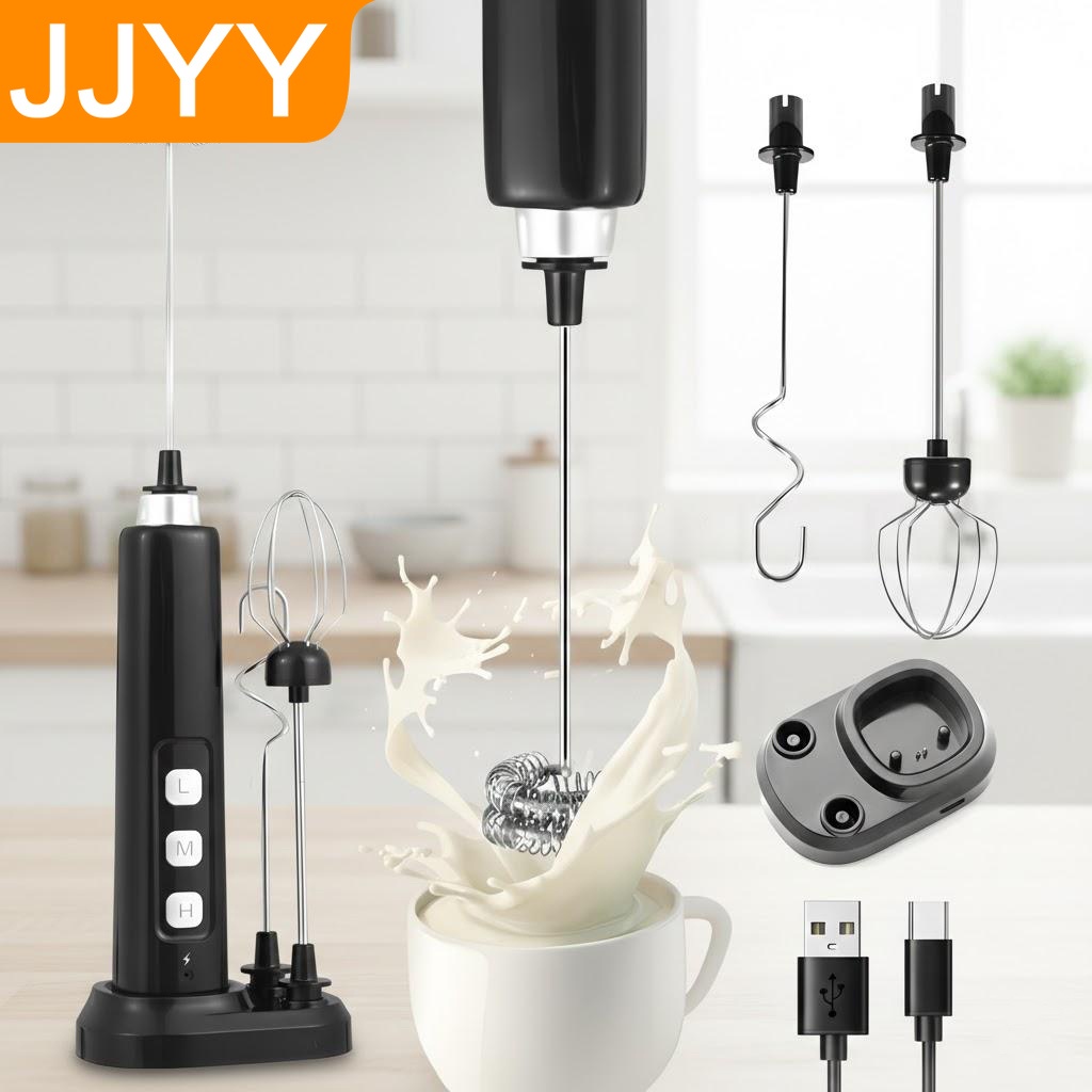 Milk Steaming Pitcher - USB Oplaadbare Handheld Melkopschuimer Mini Elektrische