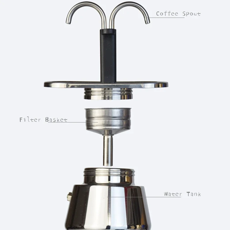200Ml Mini Moka Pot Dubbele Bu - Coffee Vending Equipment recensie en prijs