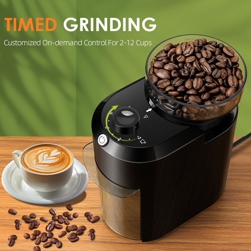 Wancle elektrische braam koffi - Coffee Grinder Burr Flat recensie en prijs