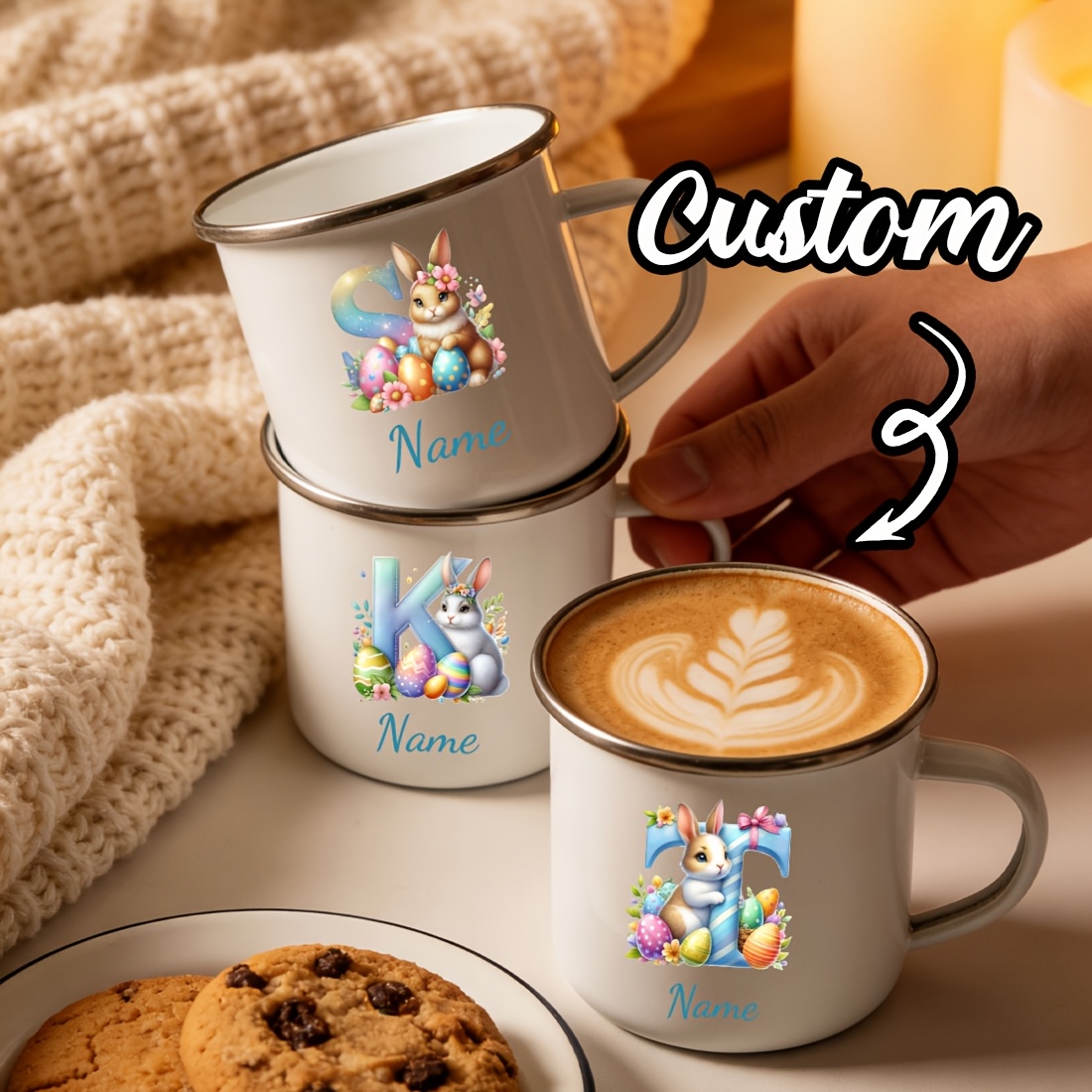 Gepersonaliseerde mok met bloe - Coffee Equipment Names recensie en prijs