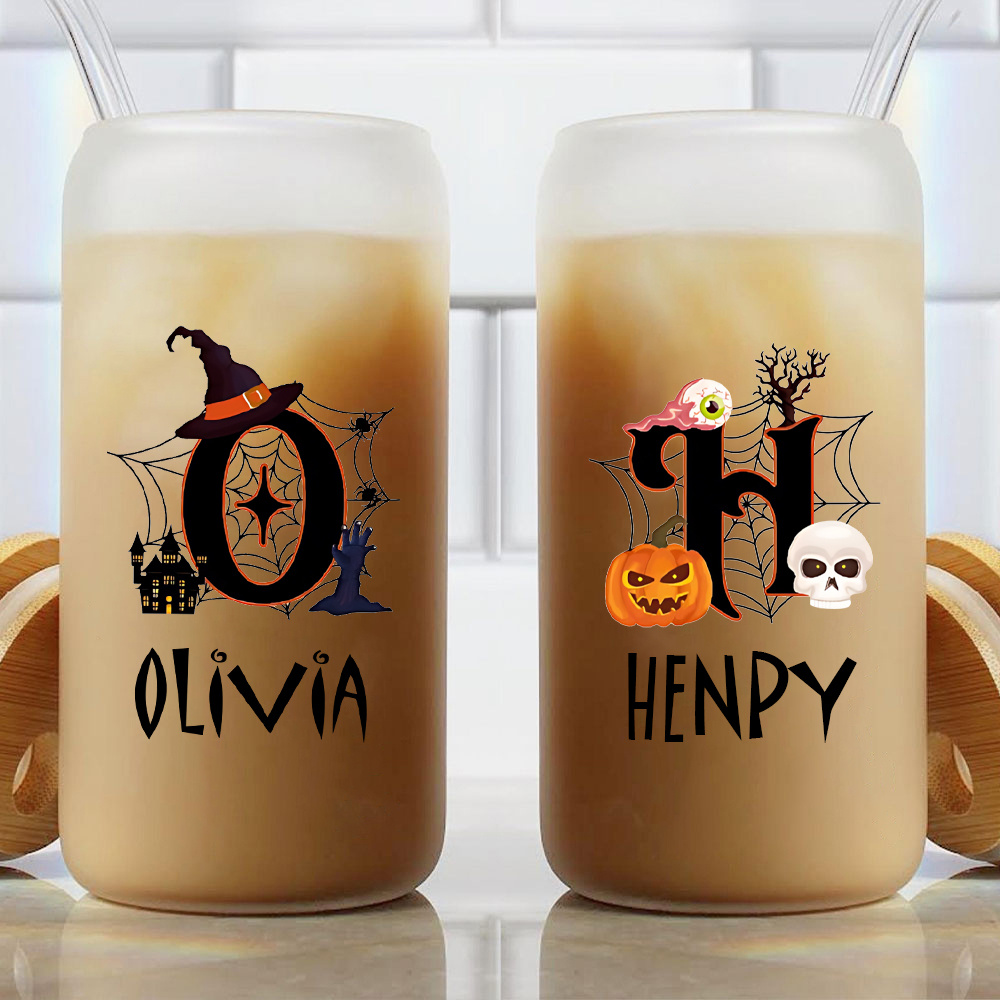 Gepersonaliseerde Halloween gl - Coffee Equipment Names recensie en prijs