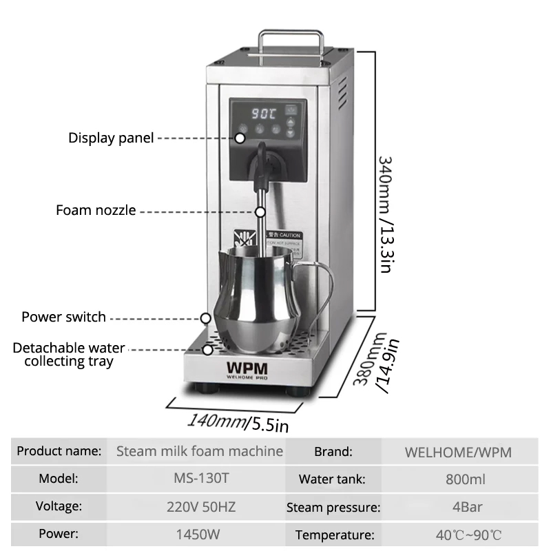 Kokend water Machine Melk Bubb - Coffee Equipment For Coffee Shop recensie en prijs