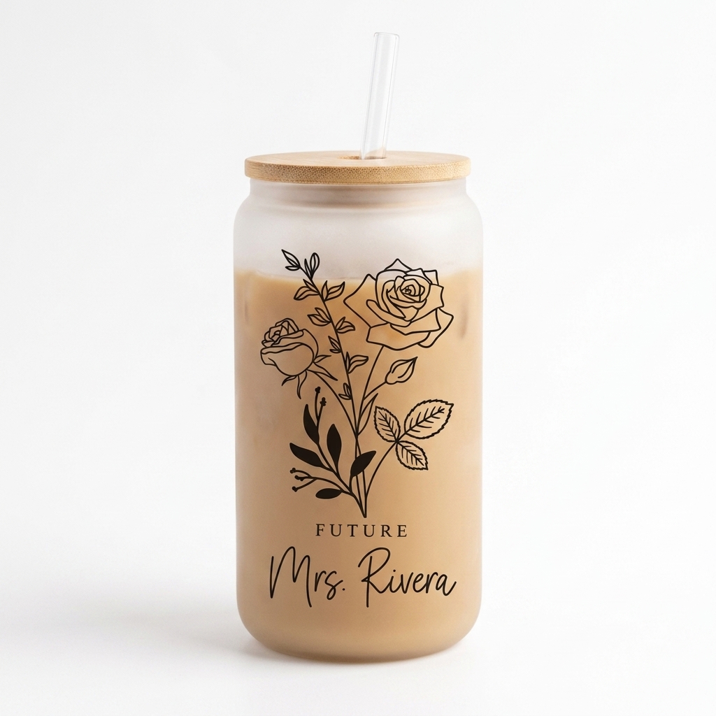 Gepersonaliseerde glazen beker - Coffee Equipment Names recensie en prijs