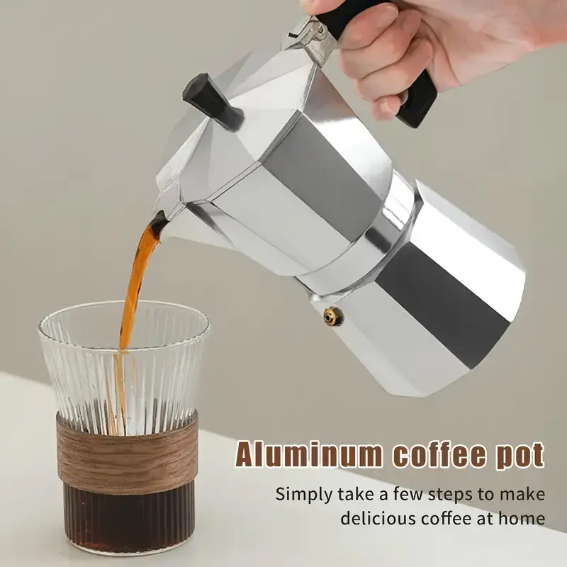 Klassieke aluminium moka pot 5 - Coffee Vending Equipment recensie en prijs