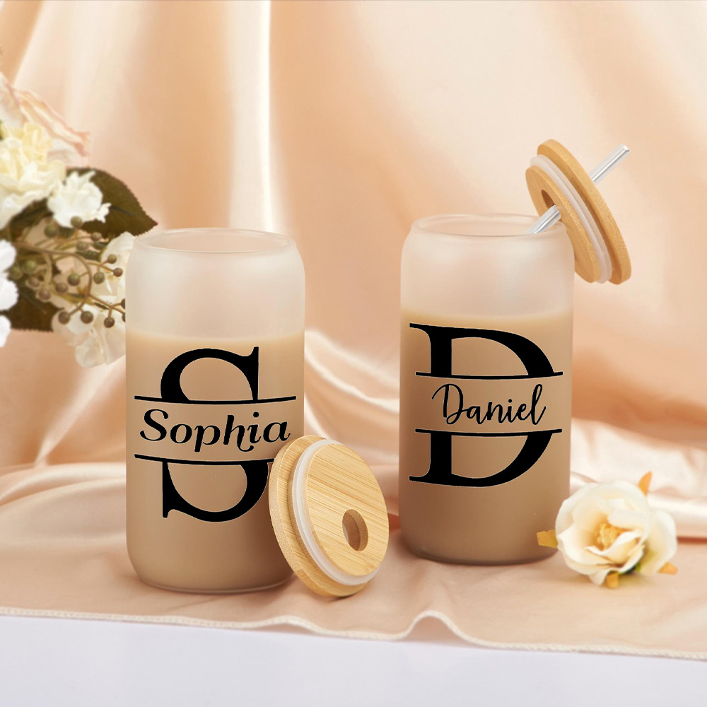 Gepersonaliseerde glazen beker - Coffee Equipment Names recensie en prijs