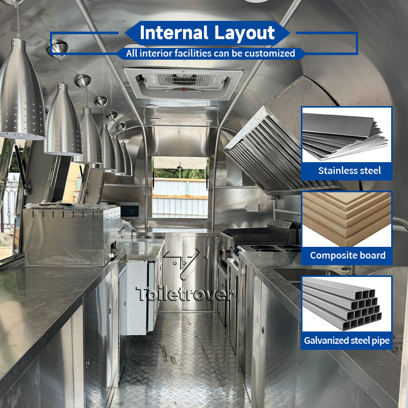 RVS foodtrailer, foodconcessie - Coffee Equipment In China recensie en prijs