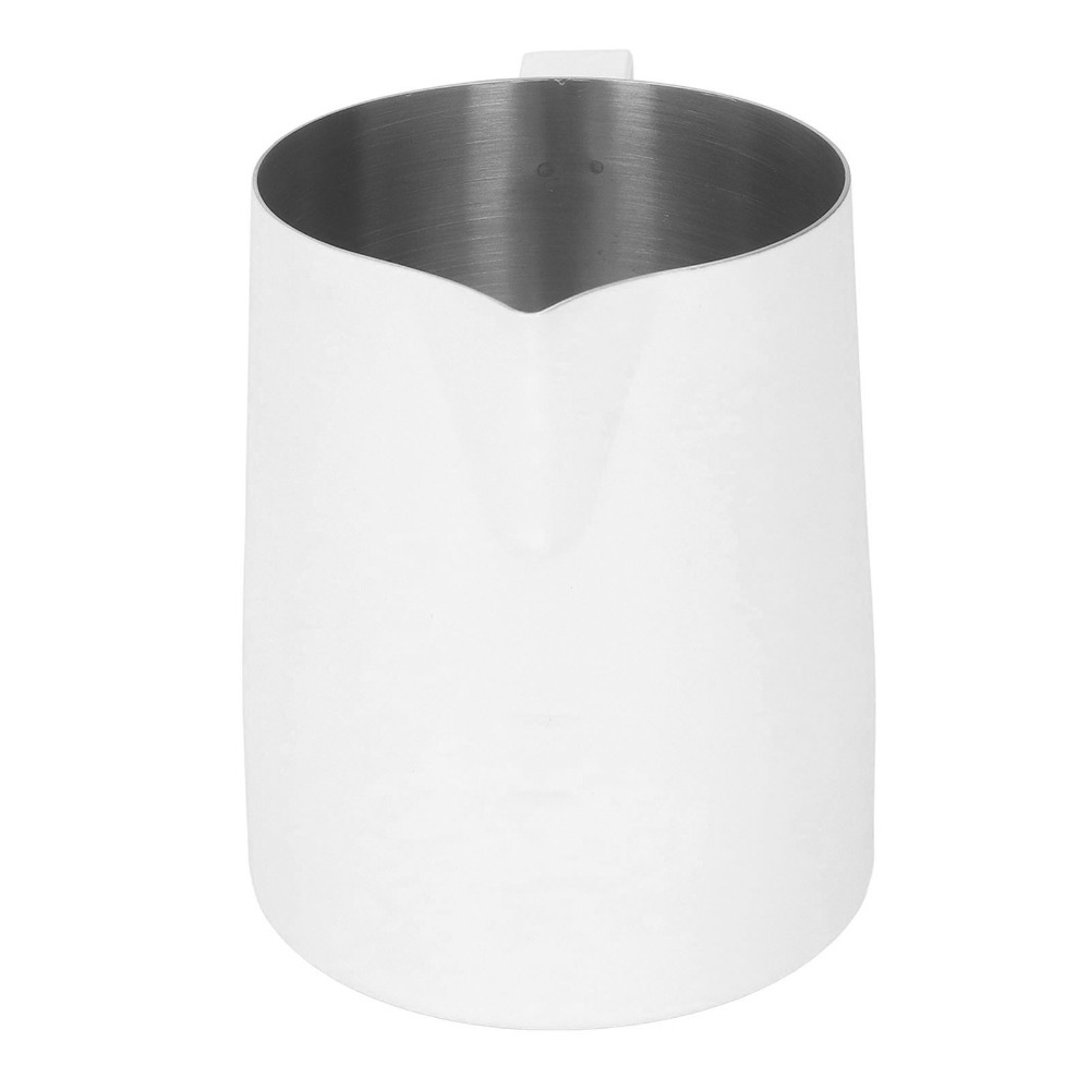 Melkschuimkan met een inhoud v - Milk Steaming Pitcher recensie en prijs