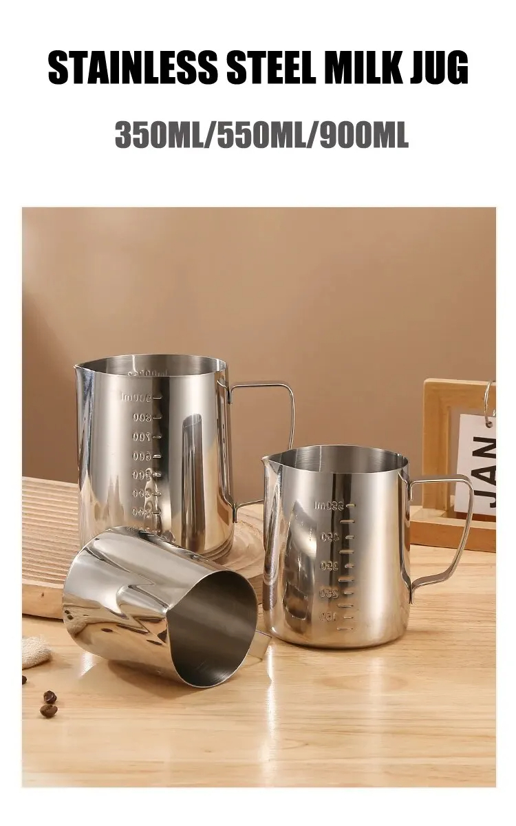 Roestvrijstalen melkopschuimka - Milk Steaming Pitcher recensie en prijs