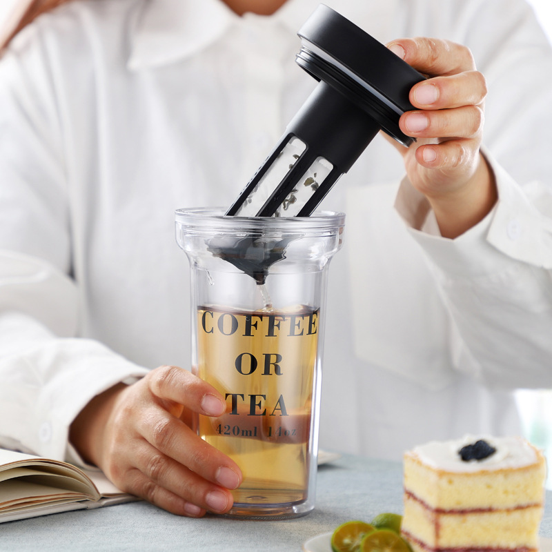 420ml Draagbare Reizen Cold Br - Coffee Equipment Filter recensie en prijs