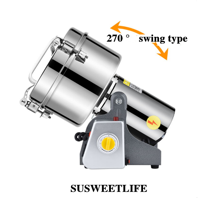 2500G roestvrijstalen voedselm - Coffee Grinder Burr Flat recensie en prijs